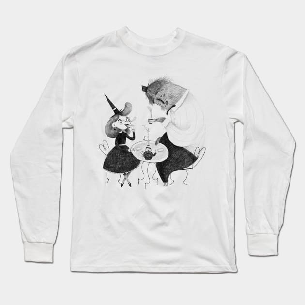 Tea Party! Long Sleeve T-Shirt by Gummy Illustrations